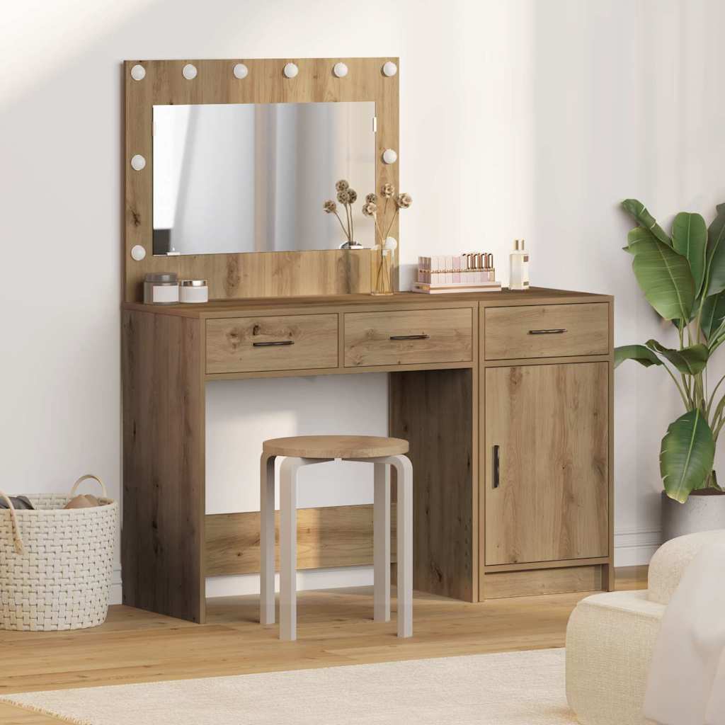 Dressing Table 2 Pcs 40 X 41 X 75 Cm Engineered Wood